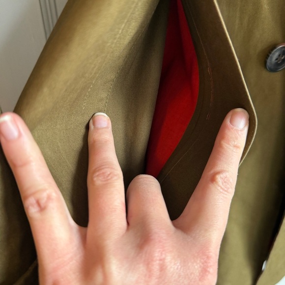 Jack Spade Waterproof Rain Trench | Size XL | Flaw - Picture 5 of 9